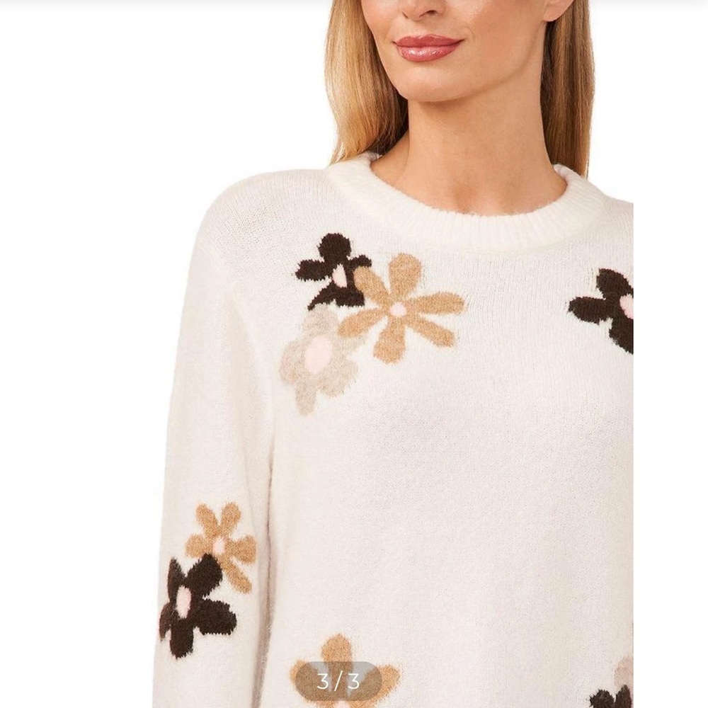 CeCe Sweater Antique White